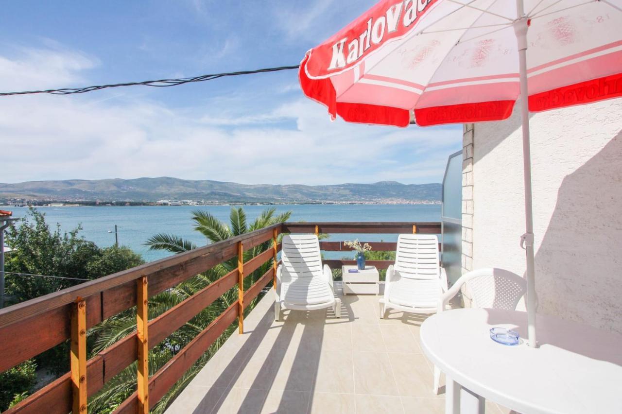 Villa Fjaba - By The Sea - With The Big Terraces & Great Sea View Trogir Eksteriør bilde