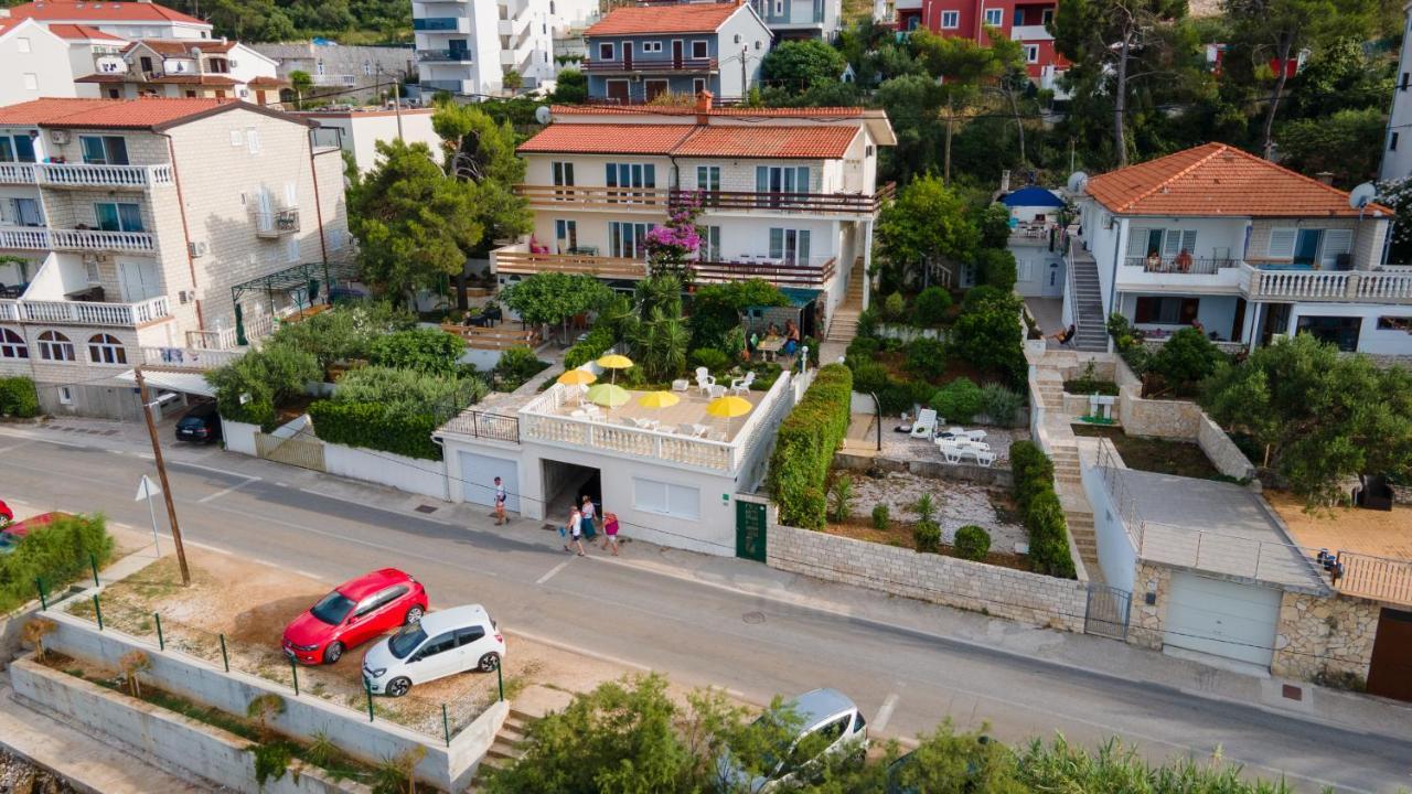 Villa Fjaba - By The Sea - With The Big Terraces & Great Sea View Trogir Eksteriør bilde
