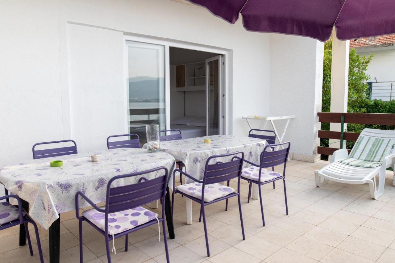 Villa Fjaba - By The Sea - With The Big Terraces & Great Sea View Trogir Eksteriør bilde